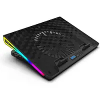 Inca Arrax Series Big Fan Rgb Frame Lcd Pan 7 Rgb Mode Laptop-kühlbasis