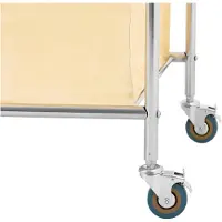 Royal Catering Wäschewagen aus Edelstahl 250L
