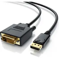 CSL DisplayPort Video-Kabel, 20 Pins, DVI-D, Monitorkabel, HDCP und EDID Zertifiziert, FHD Ausflösung