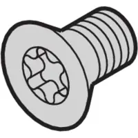 NVent Senkkopfschraube - SENKSCHRAUBE M5X12 TORX 4STK