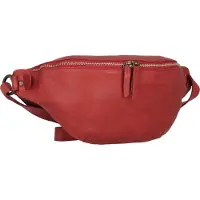 Harold's Leder Umhängetasche Submarine Hipbag Red dunkelrot