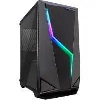 Deep Gaming M235 RGB Micro Tower Cristal Templado USB 3.0 Negra