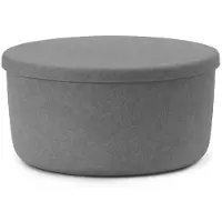 Normann Copenhagen Versteckter Aufbewahrungshocker, grau, groß