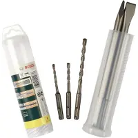 Bosch Sds-plus Chisels And Drill Set 5 Pieces Silber