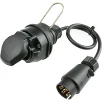 As Schwabe as-Schwabe 60468 Caravan Adapterkabel 0,6m, Stecker 7pol auf Steckdose 13pol