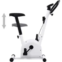 vidaXL Heimtrainer mit Riemenantrieb Weiß