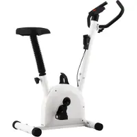 vidaXL Heimtrainer mit Riemenantrieb Weiß