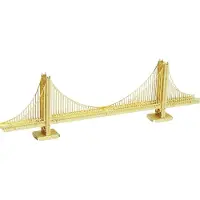 Metal Earth Golden Gate Bridge (Goldenes Modell)