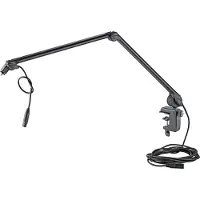 K&M 23860 Mikrofonarm, schwarz, 3/8'' / 5/8''
