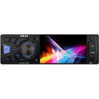 Akai CA015A-4108S, Schwarz, 1 DIN, 100 W, 25 W, 100 - 10000 Hz, 35 dB