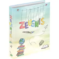 Rnk Zeugnisringbuch "Schooldoodle", 4 Ring-Mechanik, DIN A4, 250 x 315 mm