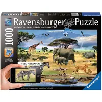 Ravensburger Augmented Reality Puzzle - Tiere Afrikas, 1000 Teile