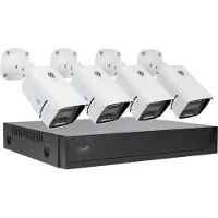 Pni House IPMAX POE 3 Videoüberwachungskit, NVR mit 4 POE-Ports, ONVIF und 4 Kameras mit IP 3MP