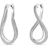 Jette Damen-Creolen 925er Silber 116 Zirkonia Jette Silber