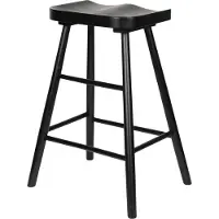 Housecraft living Vander Barhocker 64 cm Schwarz