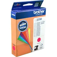 Brother Original LC-223 M Tintenpatrone magenta, 550 Seiten, 2,29 Cent pro Seite, Inhalt: 5 ml - ersetzt LC223M Druckerpatrone