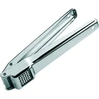 GEFU Knoblauchschneider , silber (silberfarben), B:2,7cm L:16,4cm, Edelstahl, Küchenpressen, Knoblauchschneider