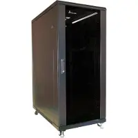 Extralink EX.14404, Freistehendes Gestell, 27U, Sperrschloss, Verstellbare Füße, Verbessertes Kabelmanagement, Lenkrollen