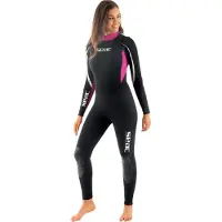 Seac Sub Neoprenanzug - Relax Lady 2, 2 mm - Schwarz/Pink - - XS - Xtra Small - Neoprenanzüge
