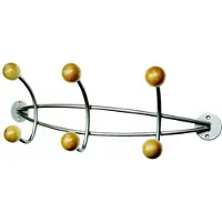 Alco Wand-Kleiderhaken silber