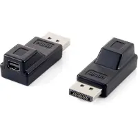Equip DisplayPort auf Mini DisplayPort M/F Adapter, DisplayPort, Mini DisplayPort, Schwarz