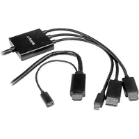 StarTech.com Hdmi+displatport+mini Displatport Auf Hdmi Kabel Hdmi 2.1 Kabel 2 M