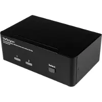 StarTech.com Kvm Displayport Monitor Dual 2 Ports 4k
