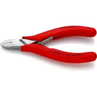 Knipex 77 11 115, Seitenschneider, Stahl, Kunststoff, Rot, 11,5 cm, 70 g