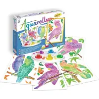 SentoSphere AQUARELLUM JUNIOR PARROTS - Kunstset mit Farben