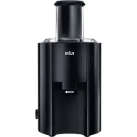 Braun J300, Zentrifugal-Entsafter, Schwarz, Schritt, 2 l, 7,5 cm, 1250 ml