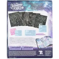Nebulous Stars Kreativset Kratzkunst, Mal- und Bastelset, 5 Kratzbilder, fördert Kreativität, für Kinder ab 7 Jahren