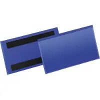 Durable Etiketten- und Kennzeichnungstaschen B 150 x H 67 mm, 50 Stück, blau