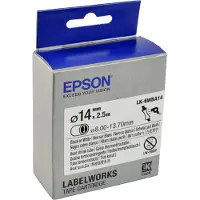 Epson Schrumpfschlauch LK-6WBA14 schwarz auf weiß 14 mm