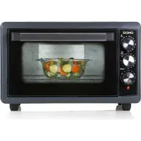 Domo Mini-Konvektionsofen – 38 l – Schwarz – 1300 W