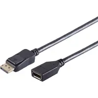 S-Impuls 83809, 1 m, DisplayPort, DisplayPort, Männlich, Weiblich, 3840 x 2160 Pixel