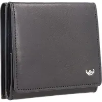 Golden Head Geldbörse Wiener Schachtel Colorado RFID Protect Billfold Coin Wallet With Large Coin Compartment Black schwarz