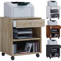 Hioshop Holz Büromöbel Rollcontainer Salda