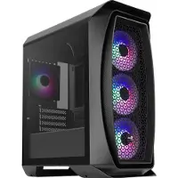 Aerocool Mini-Tower Rechner Mikro ATX / ITX Mini Frost Schwarz