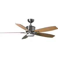 Fantasia Deckenventilator Prima Nickel 132 cm mit LED Beleuchtung