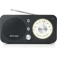 Muse M-095 BT, Tragbar, FM, 88 - 108 MHz, 5 W, Schwarz, Drehregler