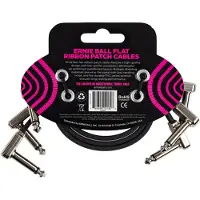 Ernie Ball P06222 12" Flachbandkabel Patch 3er-Pack