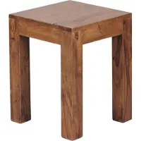 FineBuy Beistelltisch Braun