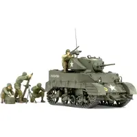 Tamiya U.S. Light Tank M5A1 Pursuit Operation Set (w/4 Figures) (GXP-624342)