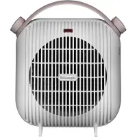 De'Longhi De’Longhi HFS30B24.W, Elektrischer Raumheizlüfter, IP21, Innen & Außen, Tisch/Bank, Flur, Weiß, 2400 W