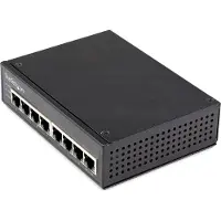 StarTech.com Industrial 8 Port Gigabit PoE Switch - - Power Over Ethernet Switch - GbE PoE+ Unmanaged Switch -