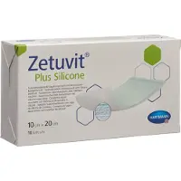 Zetuvit Plus Silicone steril 10x20 cm 10 St Pflaster