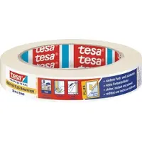 TESA Malerkreppband 4306 Profi PLUS leicht gekreppt hellbeige L.50m B.19mm Rl.