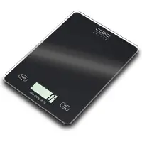 Caso Kitchen scale Slim Maximum weight (capacity) 5 kg, Graduation 1 g, Black