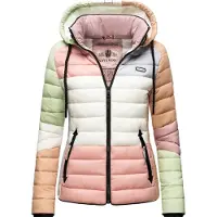 NAVAHOO Lulana Multikulti Damen Steppjacke – Leicht, farbenfroh & stylisch