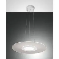 FABAS LUCE LED Pendelleuchte Angelica Ø500mm 32W Warmweiß Weiß dimmbar